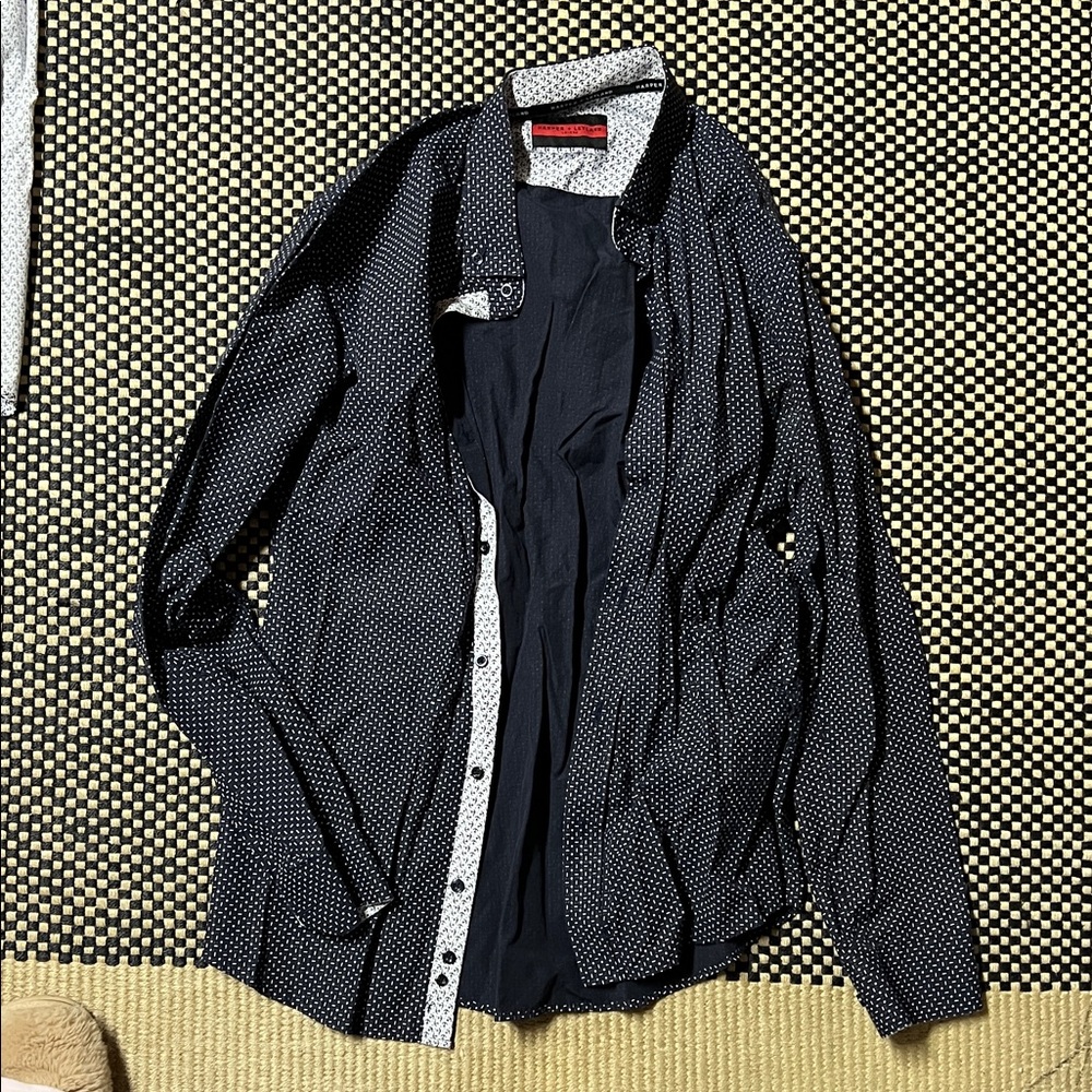 Men's Black Polka Dot Jacket